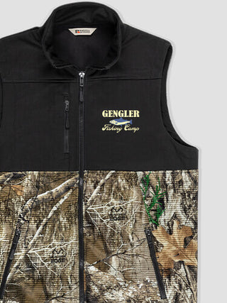 Fishing Camp : Embroidered 2-Tone Camo Vests