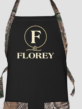 Lasso Monogram : Printed 2-Tone Aprons