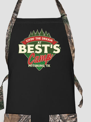 Livin' The Dream Camp : Printed 2-Tone Aprons