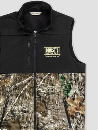 Vintage Hunting Camp : Embroidered 2-Tone Camo Vests