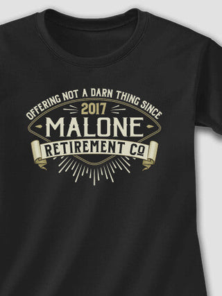 Retirement Company : Adult Ladies Fitted T-Shirt