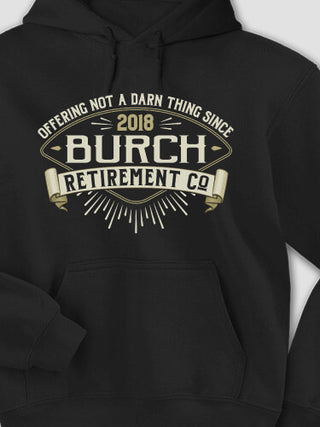 Retirement Company : Printed Hoodies