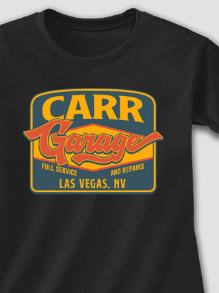 Retro Garage : Adult Ladies Fitted T-Shirt