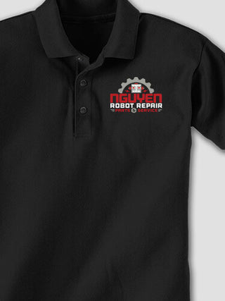 Robot Repair : Embroidered Polo Shirts