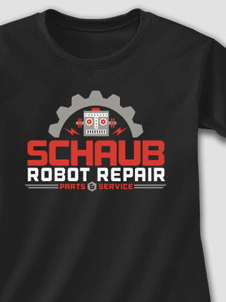 Robot Repair : Adult Ladies Fitted T-Shirt