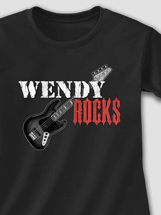 Rocks Bass : Adult Ladies Fitted T-Shirt