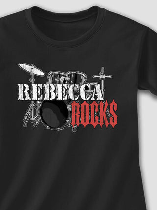 Rocks Drums : Printed T-Shirts