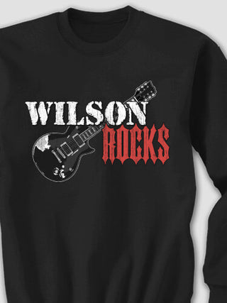 Rocks Guitar : Printed Sweatshirts