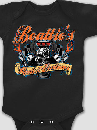 Rods and Customs : Printed Baby Bodysuits