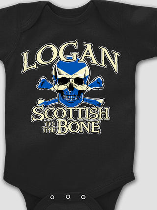 Scottish to the Bone : Printed Baby Bodysuits