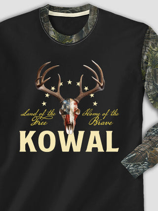 American Hunter : Printed 2-Tone Camo Long Sleeves