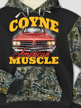 American Muscle Car : Printed 2-Tone Camo Hoodies