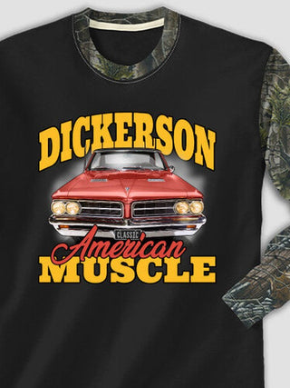 American Muscle Car : Printed 2-Tone Camo Long Sleeves