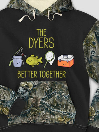Better Together Fishing : Printed 2-Tone Camo Hoodies