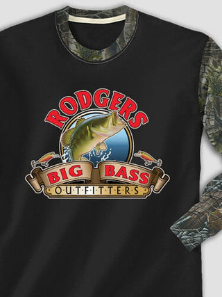 Big Bass Outfitters : Printed 2-Tone Camo Long Sleeves