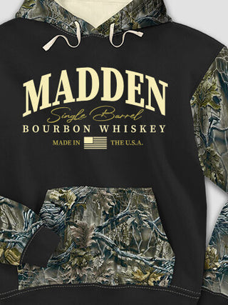 Bourbon Whiskey : Printed 2-Tone Camo Hoodies