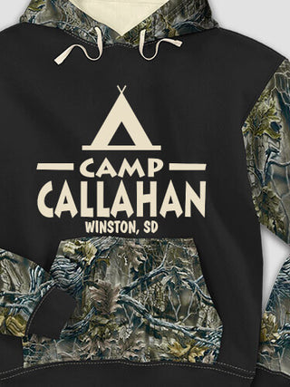 Camp : Printed 2-Tone Camo Hoodies