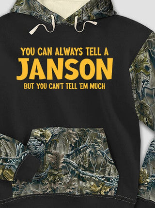 Can't Tell 'Em Much : Printed 2-Tone Camo Hoodies