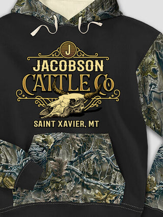 Cattle Company : Printed 2-Tone Camo Hoodies