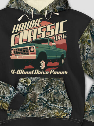 Classic 4X4s : Printed 2-Tone Camo Hoodies
