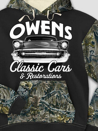 Classic Cars II : Printed 2-Tone Camo Hoodies