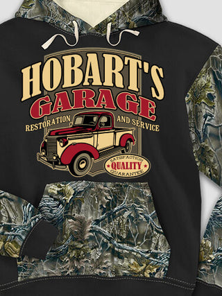 Classic Garage : Printed 2-Tone Camo Hoodies