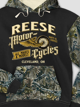 Classic Motorcycles : Printed 2-Tone Camo Hoodies