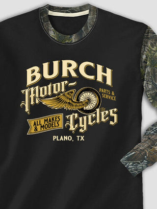Classic Motorcycles : Printed 2-Tone Camo Long Sleeves