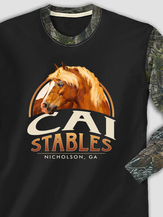 Classic Stables : Printed 2-Tone Camo Long Sleeves