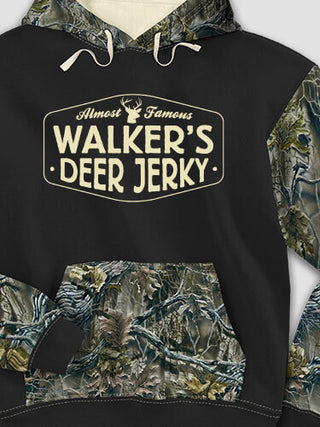 Deer Jerky : Printed 2-Tone Camo Hoodies