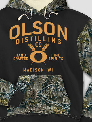 Distilling Company : Printed 2-Tone Camo Hoodies