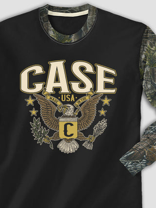 Eagle Monogram : Printed 2-Tone Camo Long Sleeves
