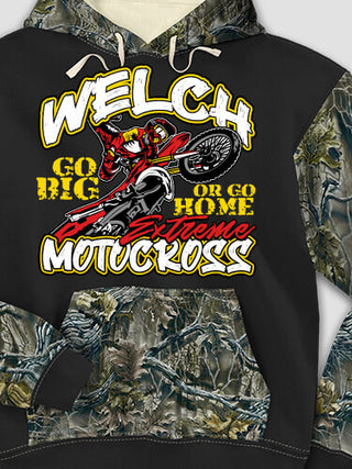 Extreme Motocross : Printed 2-Tone Camo Hoodies
