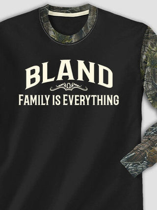 Family : Printed 2-Tone Camo Long Sleeves