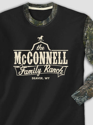Family Ranch : Printed 2-Tone Camo Long Sleeves