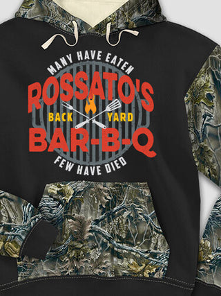Few Have Died BBQ : Printed 2-Tone Camo Hoodies