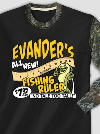 Fishing Ruler : Printed 2-Tone Camo Long Sleeves