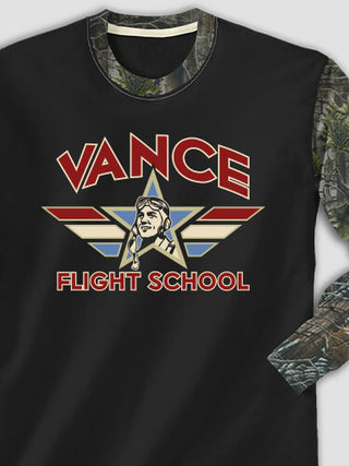 Flight School : Printed 2-Tone Camo Long Sleeves