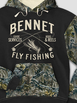 Fly Fishing Guide : Printed 2-Tone Camo Hoodies