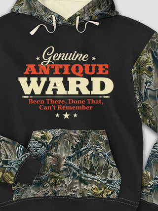Genuine Antique : Printed 2-Tone Camo Hoodies
