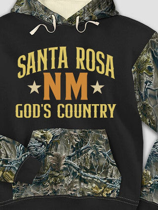 God's Country : Printed 2-Tone Camo Hoodies