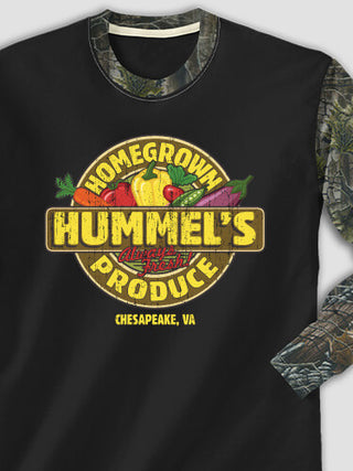 Homegrown Produce : Printed 2-Tone Camo Long Sleeves