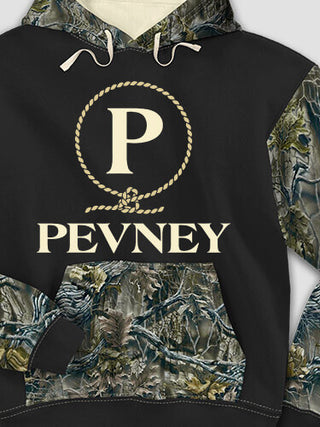 Lasso Monogram : Printed 2-Tone Camo Hoodies