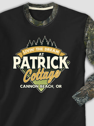 Livin' The Dream Cottage : Printed 2-Tone Camo Long Sleeves
