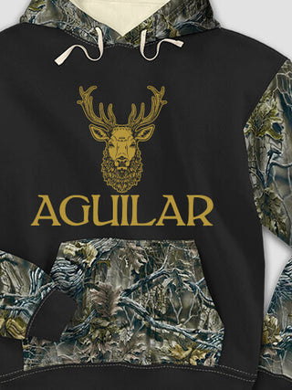 Old Stag : Printed 2-Tone Camo Hoodies