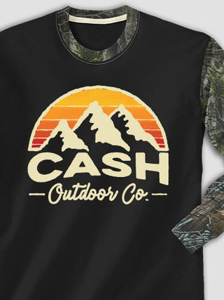 Outdoor Company : Printed 2-Tone Camo Long Sleeves