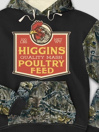 Poultry Feed : Printed 2-Tone Camo Hoodies