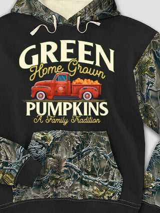 Pumpkins : Printed 2-Tone Camo Hoodies