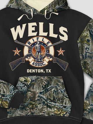 Rifle Association : Printed 2-Tone Camo Hoodies