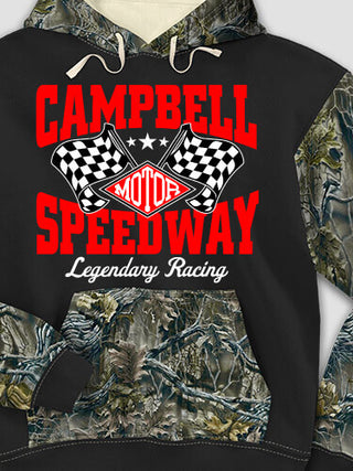 Speedway : Printed 2-Tone Camo Hoodies